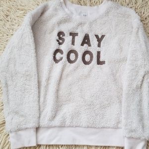 Gap fuzzy sweatshirt